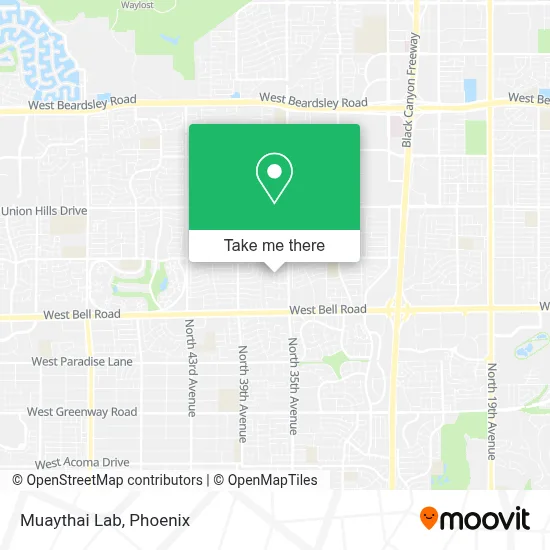 Muaythai Lab map