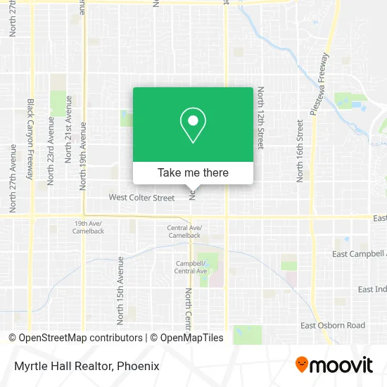 Myrtle Hall Realtor map