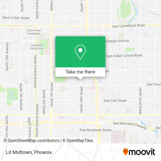 Lit Midtown map