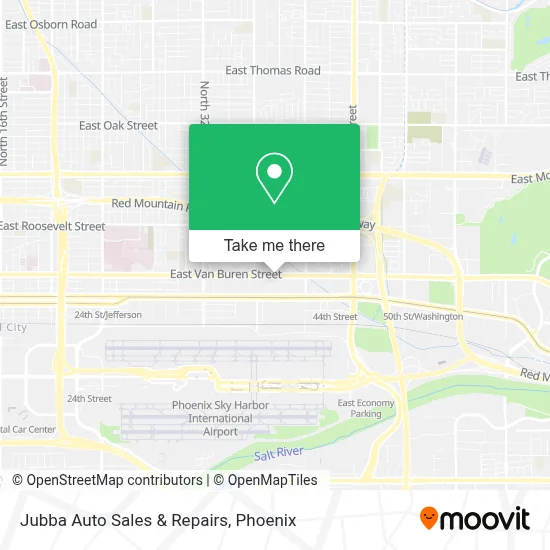 Jubba Auto Sales & Repairs map