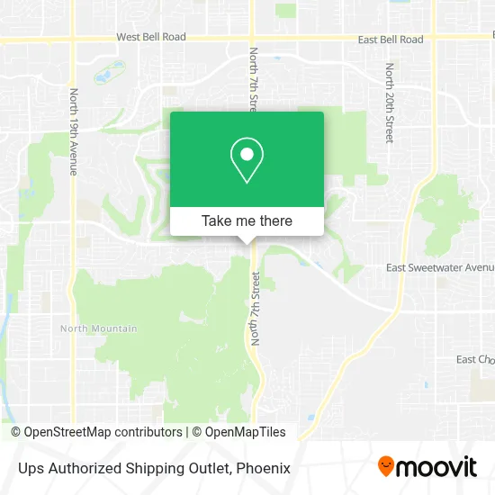Ups Authorized Shipping Outlet map