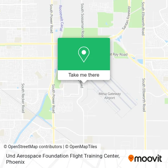 Und Aerospace Foundation Flight Training Center map