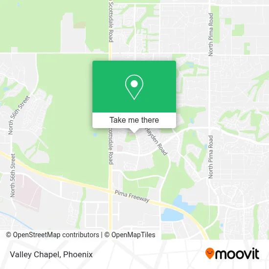 Valley Chapel map