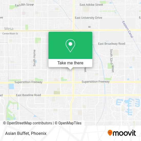 Asian Buffet map