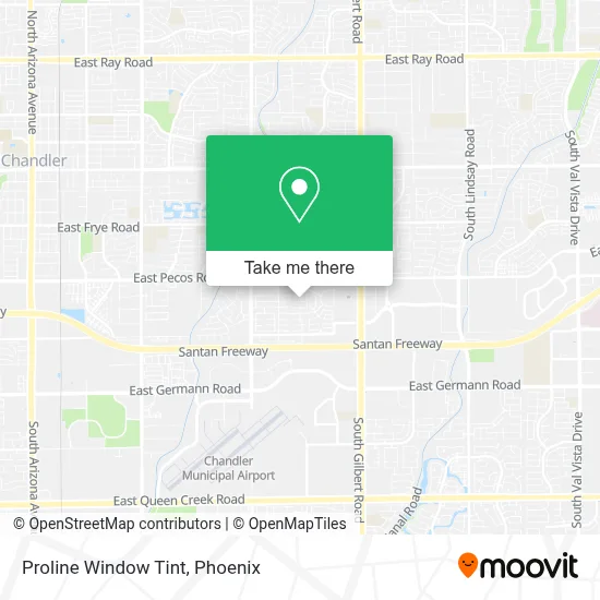 Proline Window Tint map