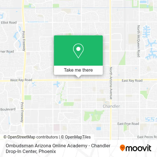 Ombudsman Arizona Online Academy - Chandler Drop-In Center map