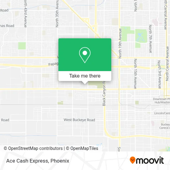 Ace Cash Express map