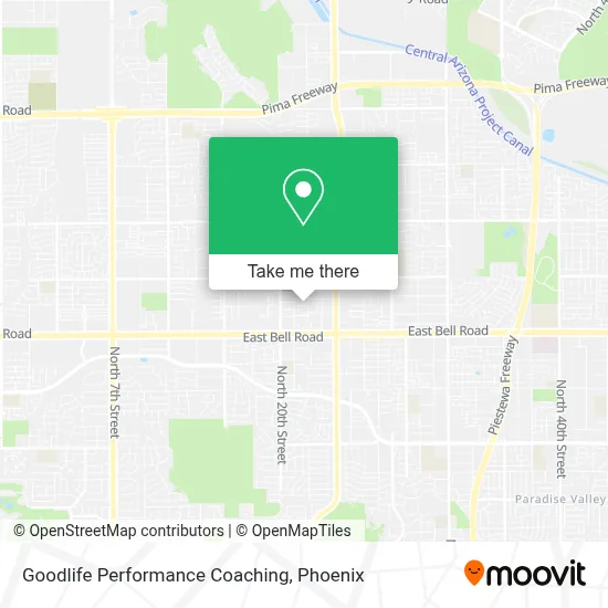 Goodlife Performance Coaching map