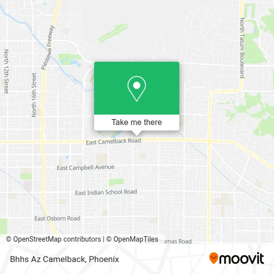 Bhhs Az Camelback map