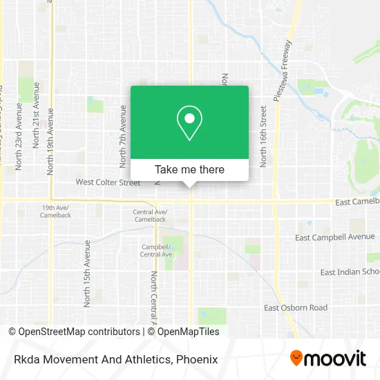 Rkda Movement And Athletics map