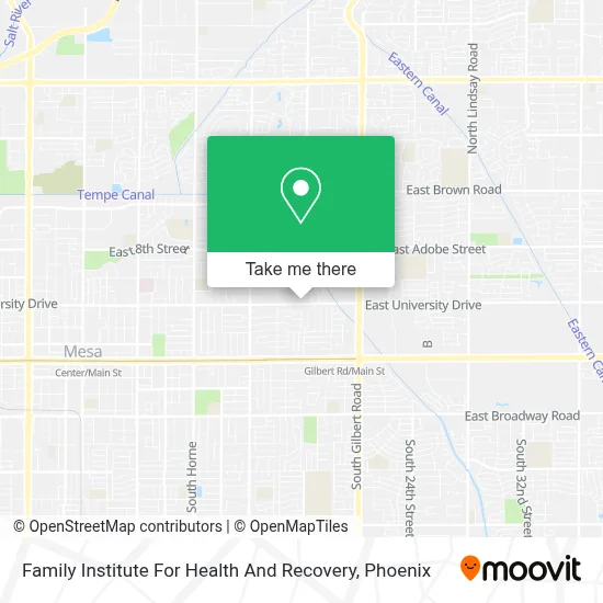 Family Institute For Health And Recovery map