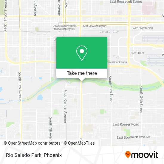 Rio Salado Park map