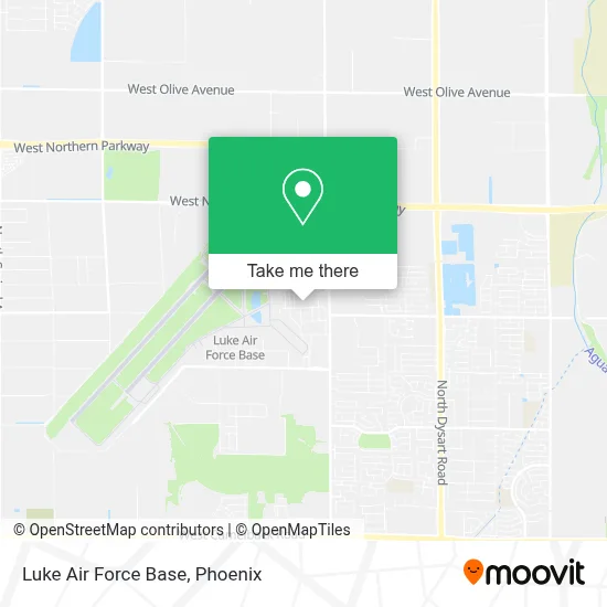 Luke Air Force Base map