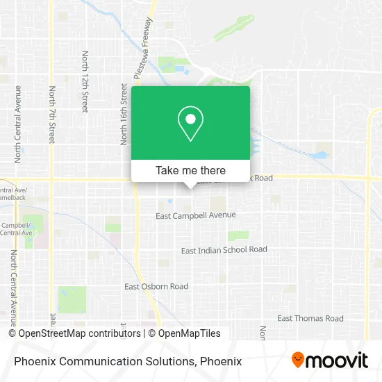 Phoenix Communication Solutions map
