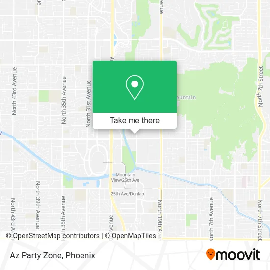 Az Party Zone map