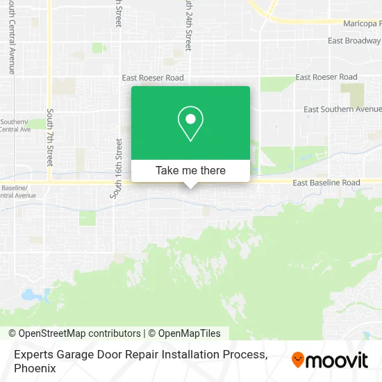 Experts Garage Door Repair Installation Process map