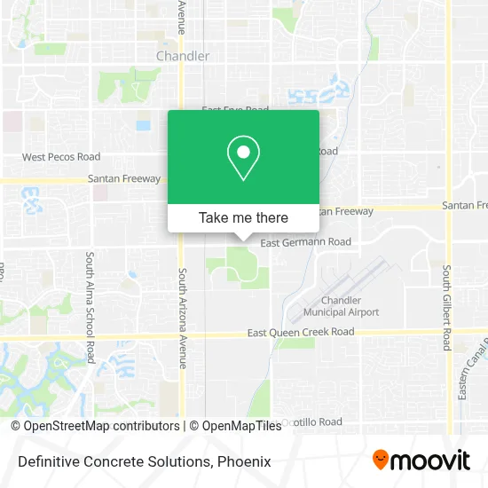 Definitive Concrete Solutions map