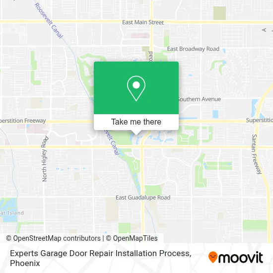 Experts Garage Door Repair Installation Process map