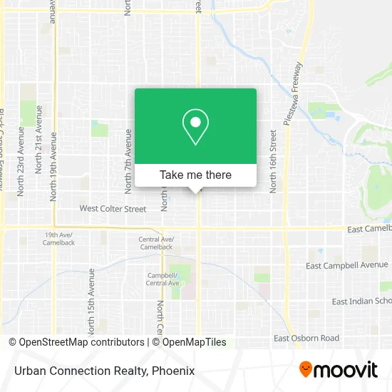 Urban Connection Realty map