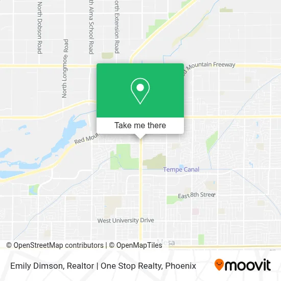Emily Dimson, Realtor | One Stop Realty map