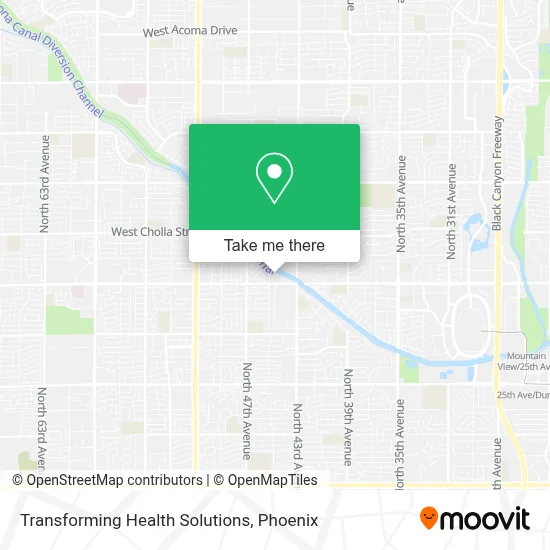 Transforming Health Solutions map