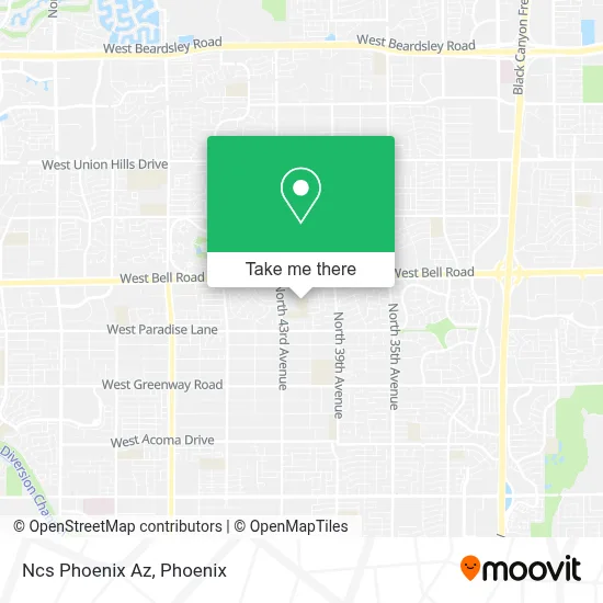 Ncs Phoenix Az map