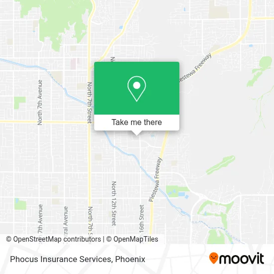 Phocus Insurance Services map