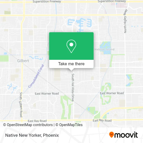 Native New Yorker map