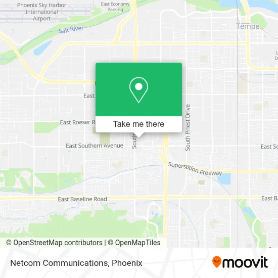 Netcom Communications map