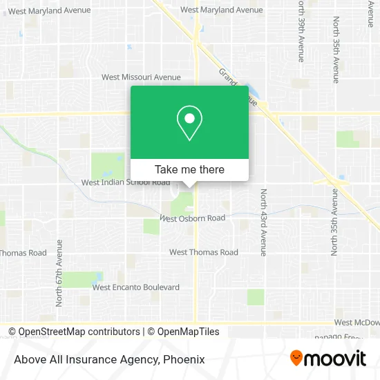 Above All Insurance Agency map