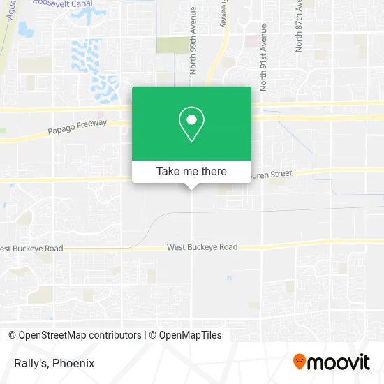 Rally's map