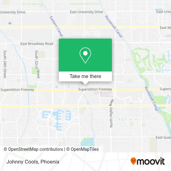 Johnny Cools map