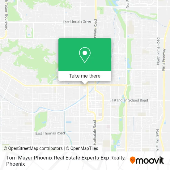 Tom Mayer-Phoenix Real Estate Experts-Exp Realty map