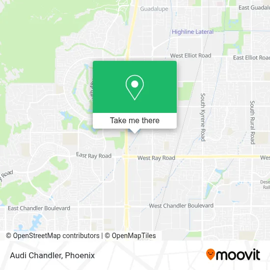 Audi Chandler map