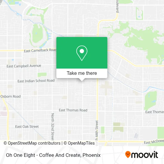 Oh One Eight - Coffee And Create map