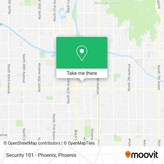 Security 101 - Phoenix map