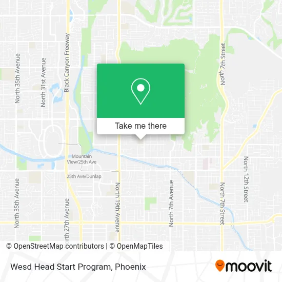 Wesd Head Start Program map