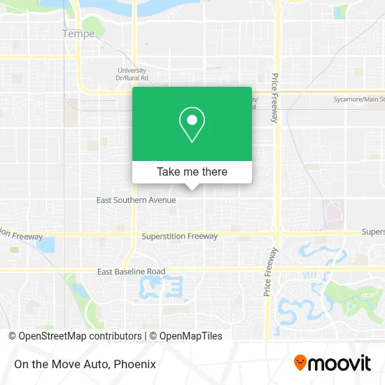 On the Move Auto map