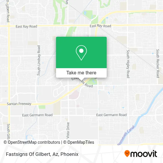 Fastsigns Of Gilbert, Az map