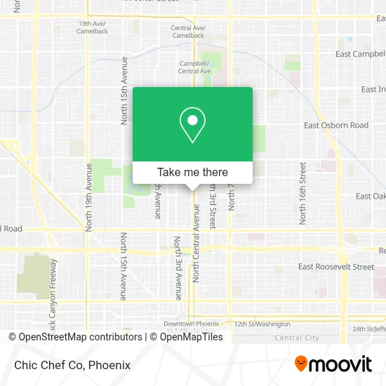 Chic Chef Co map