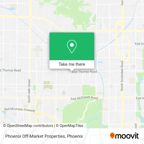 Phoenix Off-Market Properties map