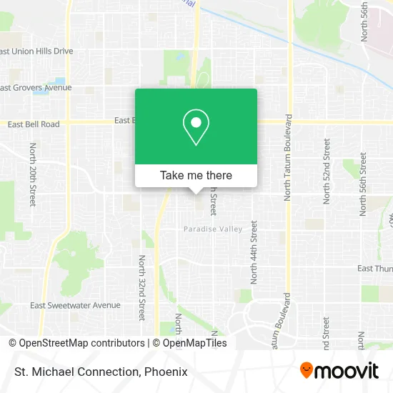 St. Michael Connection map