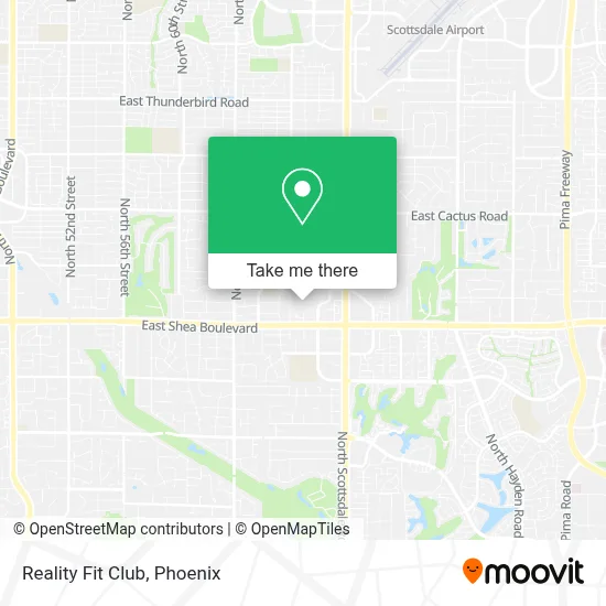 Reality Fit Club map