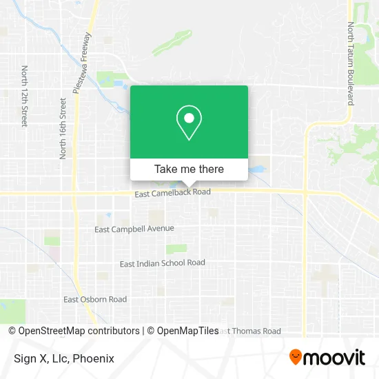 Sign X, Llc map