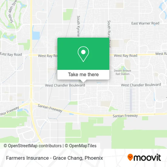 Farmers Insurance - Grace Chang map