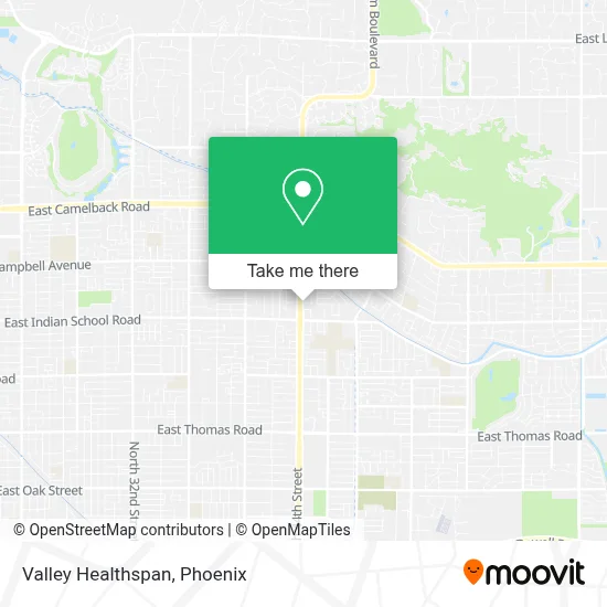 Valley Healthspan map
