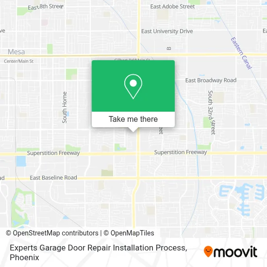 Experts Garage Door Repair Installation Process map