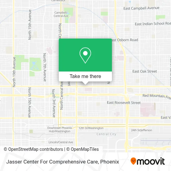 Jasser Center For Comprehensive Care map