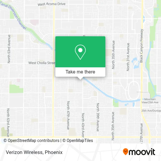 Verizon Wireless map