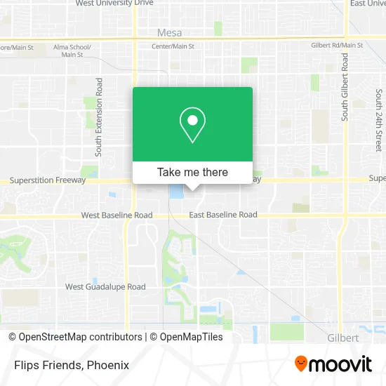Flips Friends map